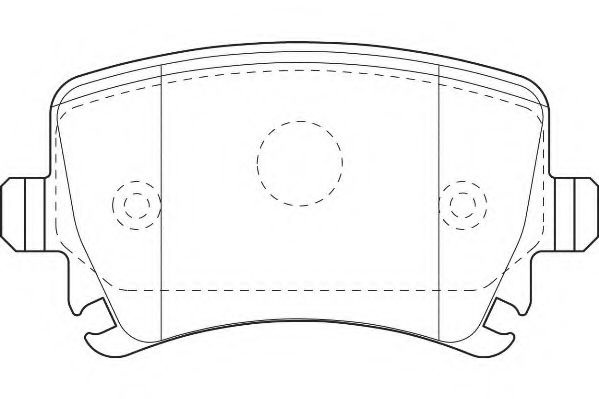 Комплект тормозных колодок, дисковый тормоз WBP23914A WAGNER