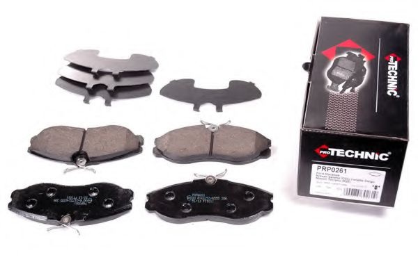 Комплект тормозных колодок, дисковый тормоз PRP0261 PROTECHNIC