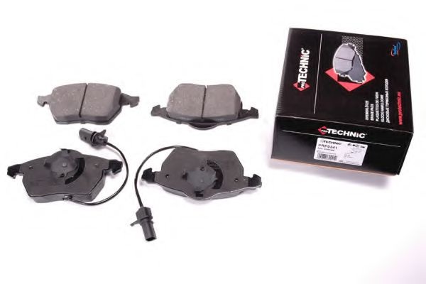Комплект тормозных колодок, дисковый тормоз PRP0241 PROTECHNIC