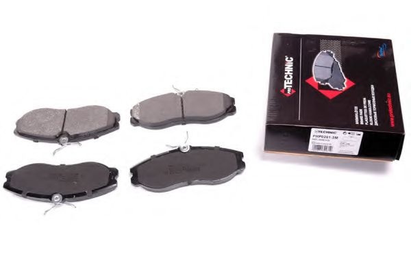 Комплект тормозных колодок, дисковый тормоз PRP0261-3M PROTECHNIC
