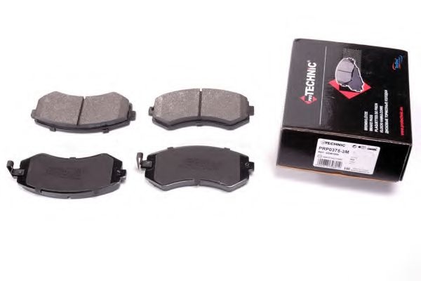Комплект тормозных колодок, дисковый тормоз PRP0375-3M PROTECHNIC