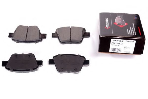 Комплект тормозных колодок, дисковый тормоз PRP1543-3M PROTECHNIC