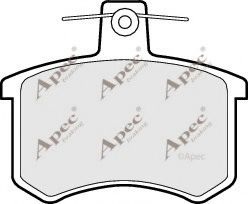 Комплект тормозных колодок, дисковый тормоз PAD371 APEC braking