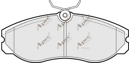 Комплект тормозных колодок, дисковый тормоз PAD806 APEC braking