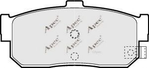 Комплект тормозных колодок, дисковый тормоз PAD842 APEC braking