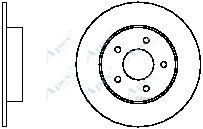 Тормозной диск DSK2332 APEC braking