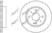 Тормозной диск DSK143 APEC braking