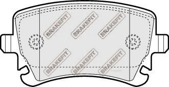 Комплект тормозных колодок, дисковый тормоз PD3311 APEC braking