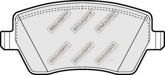 Комплект тормозных колодок, дисковый тормоз PD3075 APEC braking