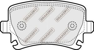 Комплект тормозных колодок, дисковый тормоз PD3077 APEC braking