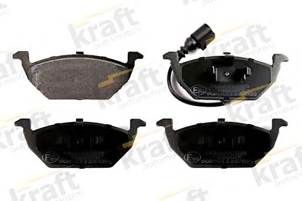 Комплект тормозных колодок, дисковый тормоз 6000385 KRAFT AUTOMOTIVE