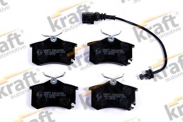 Комплект тормозных колодок, дисковый тормоз 6010050 KRAFT AUTOMOTIVE