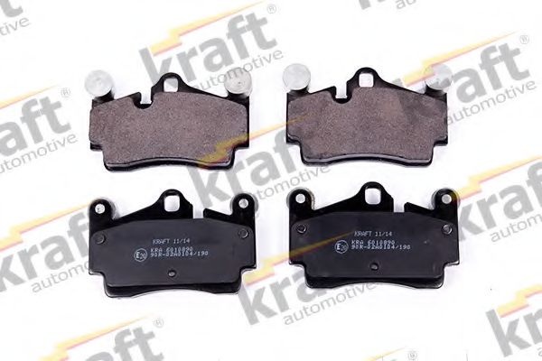 Комплект тормозных колодок, дисковый тормоз 6010890 KRAFT AUTOMOTIVE