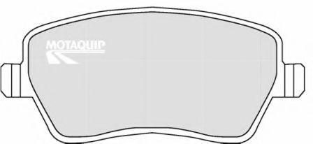 Комплект тормозных колодок, дисковый тормоз LVXL1135 MOTAQUIP