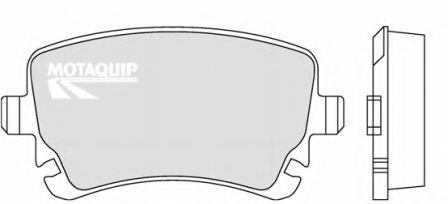 Комплект тормозных колодок, дисковый тормоз LVXL1290 MOTAQUIP