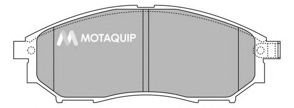 Комплект тормозных колодок, дисковый тормоз LVXL1371 MOTAQUIP