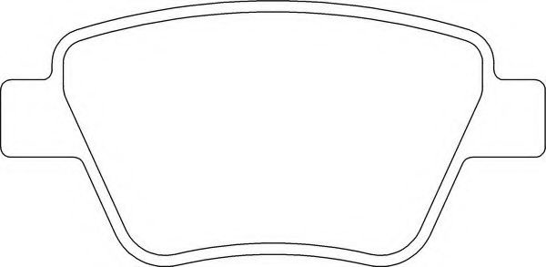 Комплект тормозных колодок, дисковый тормоз LVXL1668 MOTAQUIP