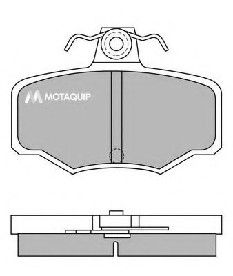 Комплект тормозных колодок, дисковый тормоз LVXL626 MOTAQUIP