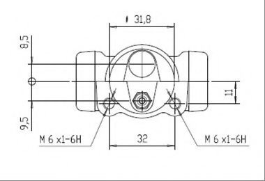 Колесный тормозной цилиндр VWC700 MOTAQUIP