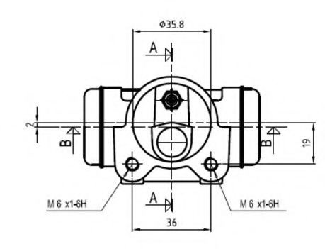 Колесный тормозной цилиндр VWC875 MOTAQUIP