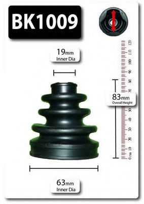 Комплект пылника, приводной вал BK1009 SHAFTEC