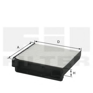 Фильтр, воздух во внутренном пространстве HC 7163 FIL FILTER