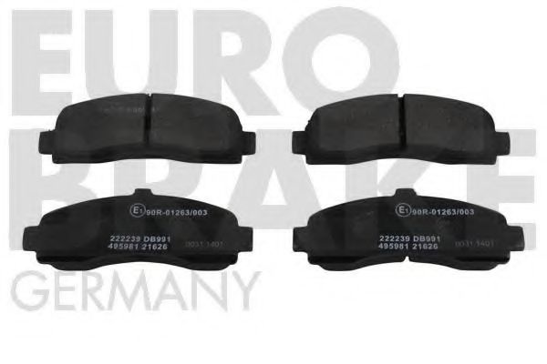 Комплект тормозных колодок, дисковый тормоз 5502222239 EUROBRAKE