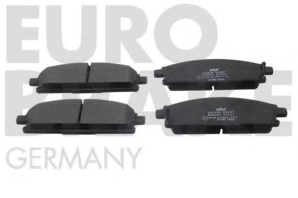 Комплект тормозных колодок, дисковый тормоз 5502222256 EUROBRAKE