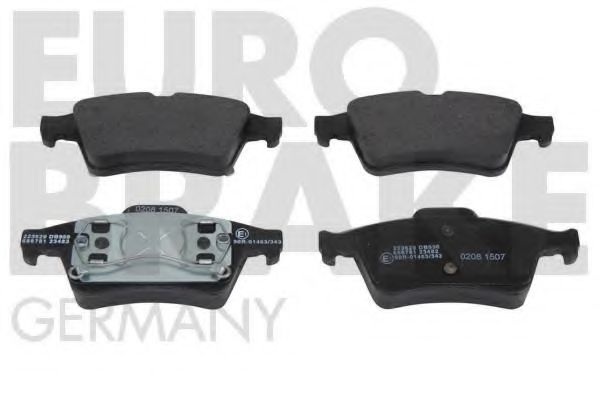 Комплект тормозных колодок, дисковый тормоз 5502223629 EUROBRAKE