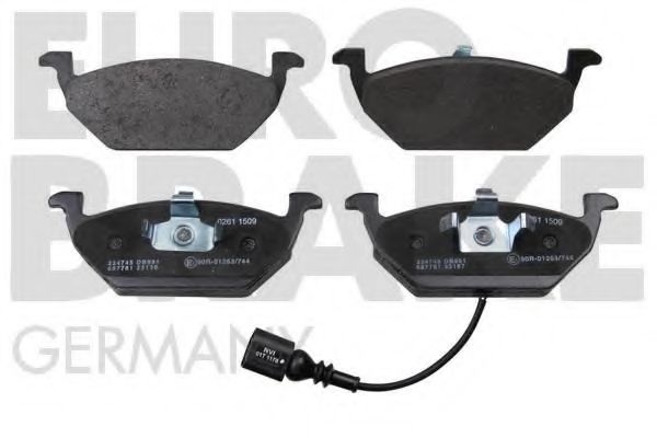 Комплект тормозных колодок, дисковый тормоз 5502224745 EUROBRAKE