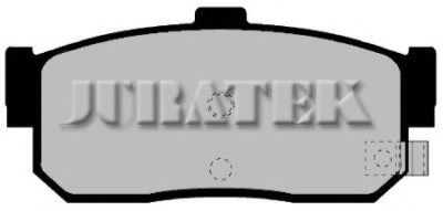 Комплект тормозных колодок, дисковый тормоз JCP1104 JURATEK