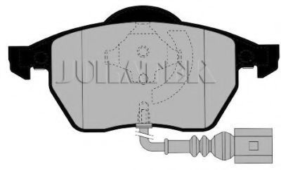 Комплект тормозных колодок, дисковый тормоз JCP1463 JURATEK