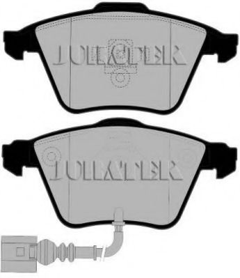Комплект тормозных колодок, дисковый тормоз JCP1765 JURATEK