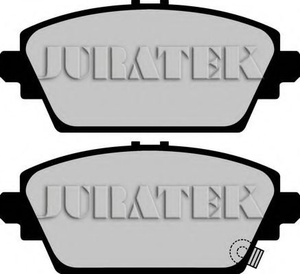 Комплект тормозных колодок, дисковый тормоз JCP1580 JURATEK