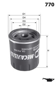 Масляный фильтр LFOS173 LUCAS FILTERS